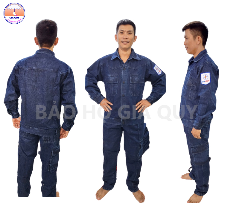 Quần áo jean điện lực tiêu chuẩn